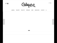 Tablet Screenshot of calegaro.it